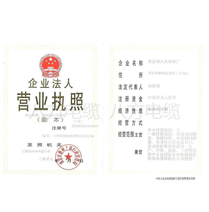 营业执照
